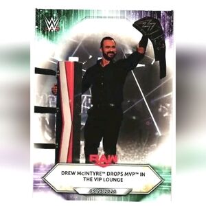 Drew McIntyre 🔥 WWE Wrestling Trading Card 🏆 WWE Champion 🔥 Scottish Warrior